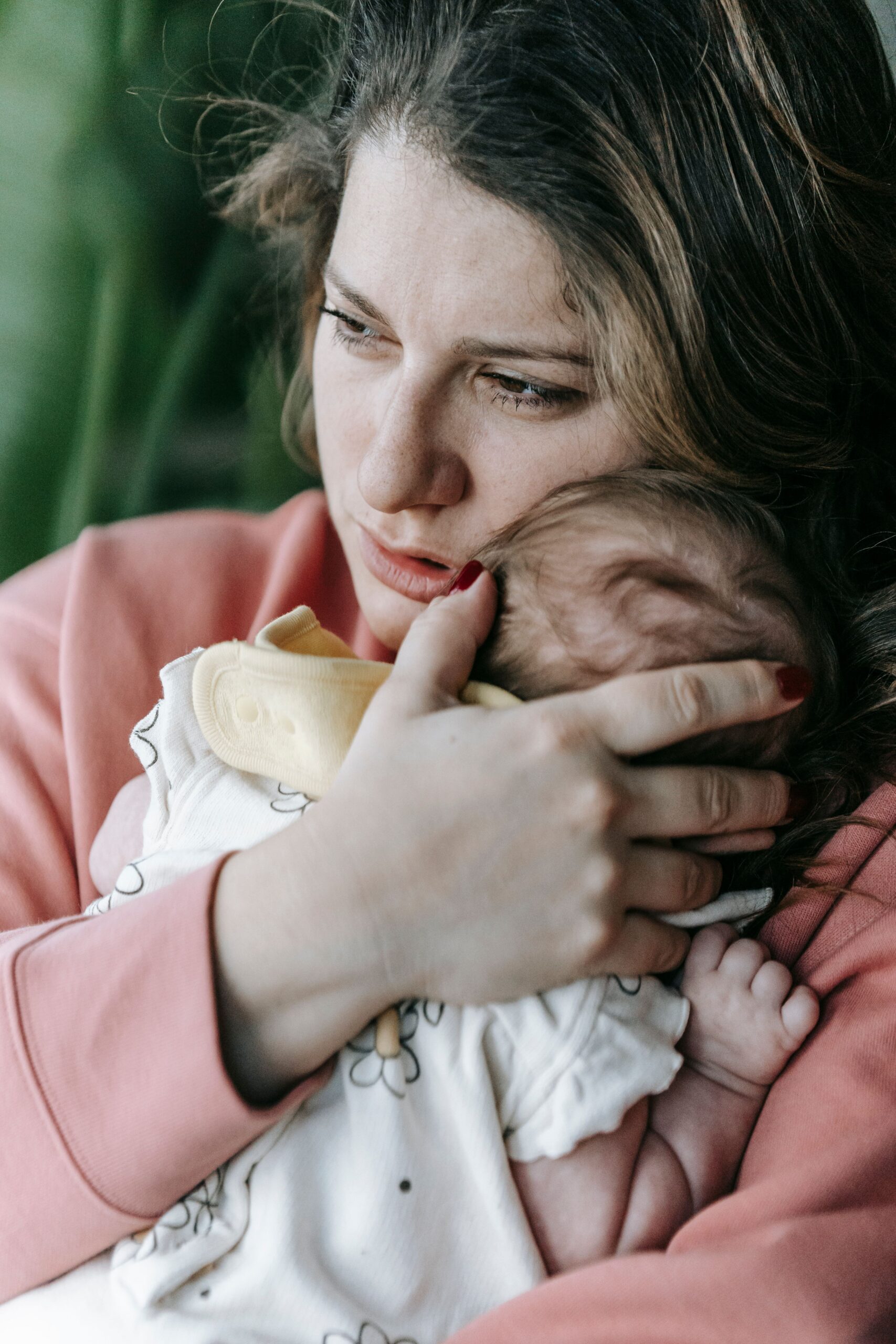 Mother and baby sharing a quiet moment
